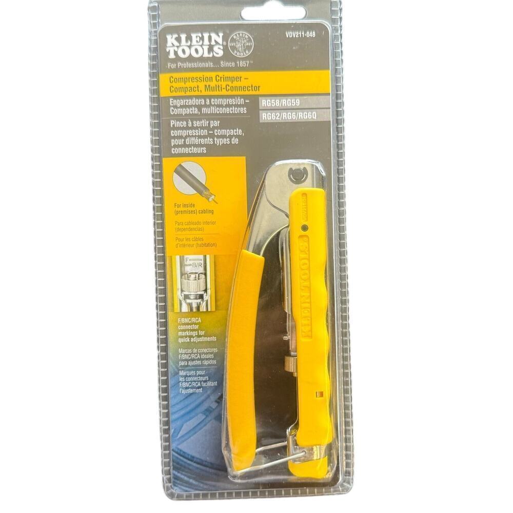 NWT Klein Tools Compression Crimper